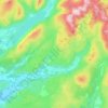 Eskdale topographic map, elevation, terrain