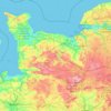 Lower Normandy topographic map, elevation, terrain