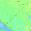 Noakhali Sadar Upazila topographic map, elevation, terrain