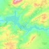 Iznájar topographic map, elevation, terrain