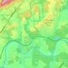 Mascot topographic map, elevation, terrain