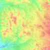 Herning Municipality topographic map, elevation, terrain