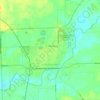 North Manchester topographic map, elevation, terrain
