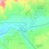 Delta topographic map, elevation, terrain