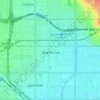 Hawthorne topographic map, elevation, terrain