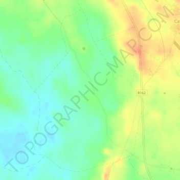 Drakestown topographic map, elevation, terrain