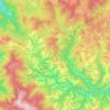Arieșeni topographic map, elevation, terrain