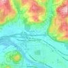 Village of Johnson City topographic map, elevation, terrain