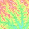 Salto Veloso topographic map, elevation, terrain