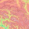 Upper Hunza Tehsil topographic map, elevation, terrain