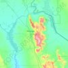 Mwanga topographic map, elevation, terrain