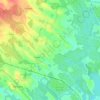Street topographic map, elevation, terrain