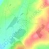 Donard topographic map, elevation, terrain