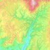 Zetea topographic map, elevation, terrain