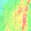 Town of Plattekill topographic map, elevation, terrain