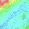 Dickson City topographic map, elevation, terrain