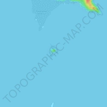 Playa Venao topographic map, elevation, terrain