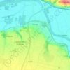Fontet topographic map, elevation, terrain