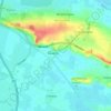 Bawdrip topographic map, elevation, terrain