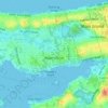 City of Hamilton topographic map, elevation, terrain