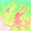 São Gonçalo do Gurguéia topographic map, elevation, terrain