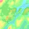 Cobalt topographic map, elevation, terrain