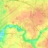 Styal topographic map, elevation, terrain