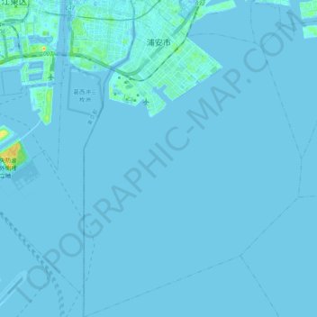 Urayasu topographic map, elevation, terrain