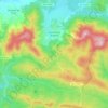Canicosa de la Sierra topographic map, elevation, terrain