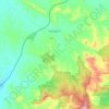 Woomargama topographic map, elevation, terrain