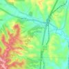 Barnhart topographic map, elevation, terrain