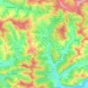 Cincu topographic map, elevation, terrain