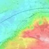 Backwell topographic map, elevation, terrain