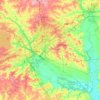 Richland County topographic map, elevation, terrain