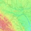 Chernivtsi Oblast topographic map, elevation, terrain