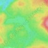 Mellin Lake topographic map, elevation, terrain
