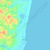 Mahanoro topographic map, elevation, terrain