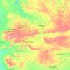 Modimolle Local Municipality topographic map, elevation, terrain