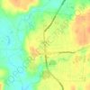 Village of Rhinebeck topographic map, elevation, terrain