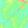 Crixás do Tocantins topographic map, elevation, terrain