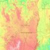 Analamanga topographic map, elevation, terrain