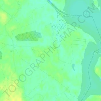 Kilbarry topographic map, elevation, terrain