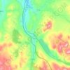 Barton topographic map, elevation, terrain