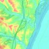 Imperial topographic map, elevation, terrain