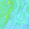 Vogelenzang topographic map, elevation, terrain