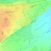 Broshniv topographic map, elevation, terrain
