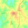 Woodville topographic map, elevation, terrain