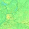 Doesburg topographic map, elevation, terrain