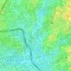 Masambong topographic map, elevation, terrain
