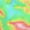 Lourdios-Ichère topographic map, elevation, terrain